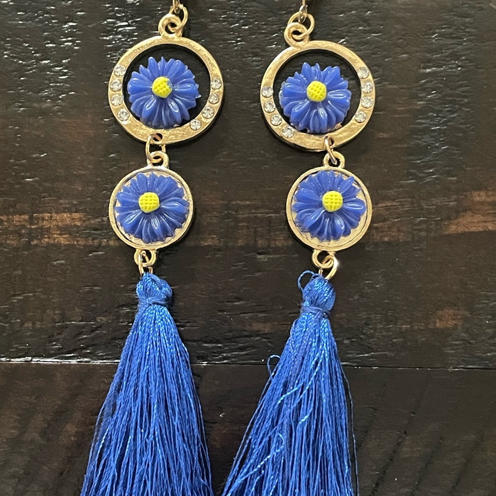 For Free!  Tassel Drop Earrings